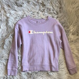 Champion Lavender Crewneck Pullover Sweatshirt